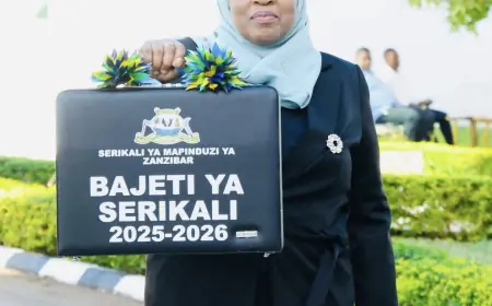 Zanzibar tables Sh6.98 trillion budget for 2025/26, targets stronger domestic revenue