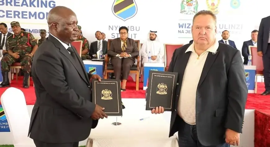 Tanzanian Defence Minister lays foundation for military vehicle plant in Kibaha