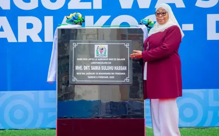 President Samia Opens Newly Reconstructed Kariakoo Market After Sh28 Billion Investment”