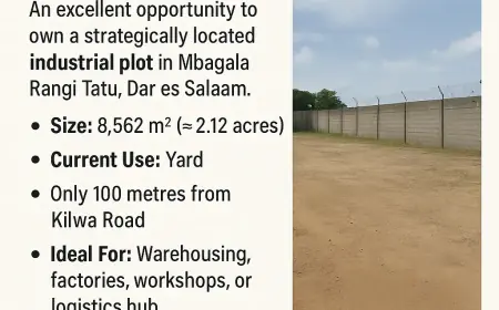prime industrial plot at mbagala rangi tatu
