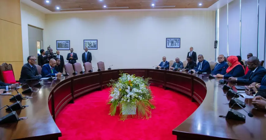 Samia, Kagame pledge deeper cooperation in Dar es Salaam talks