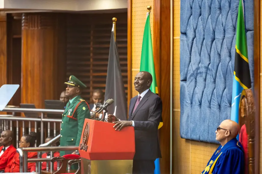 President Ruto issues historic call for unity in Tanzanian Parliament